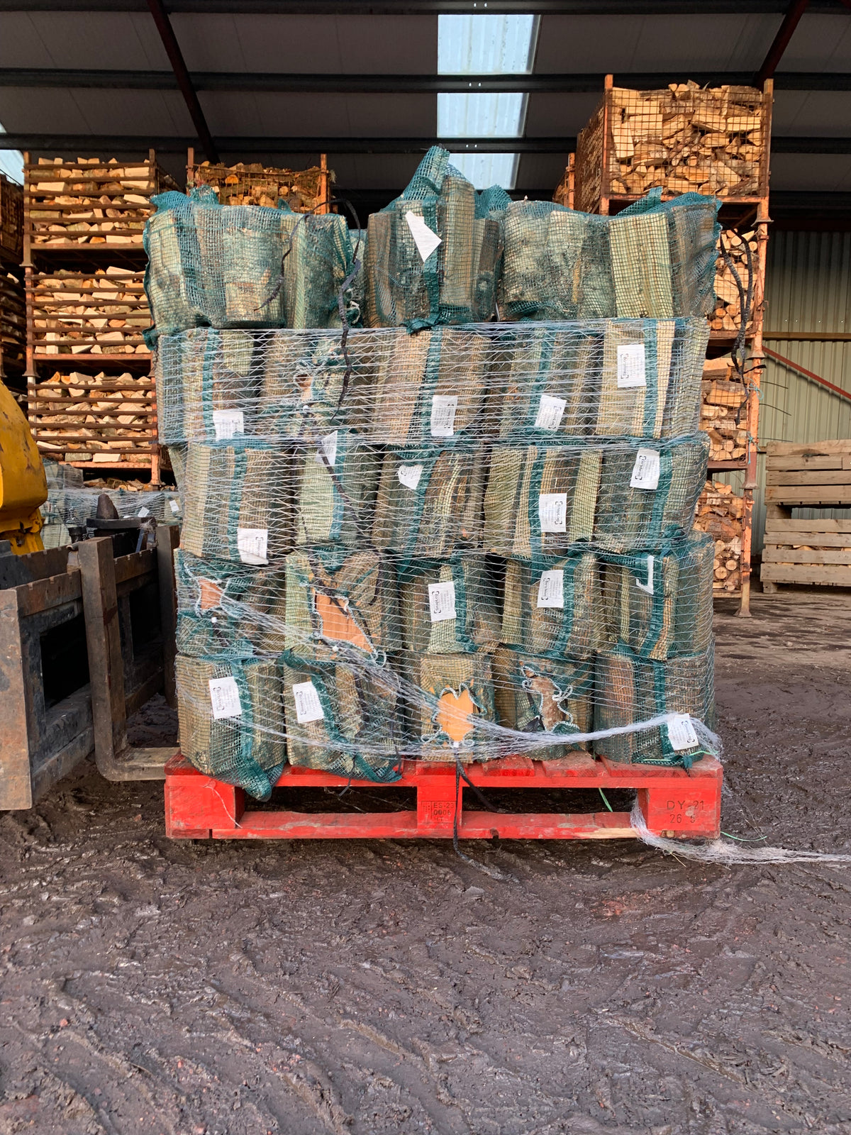 Seasoned hardwood nets