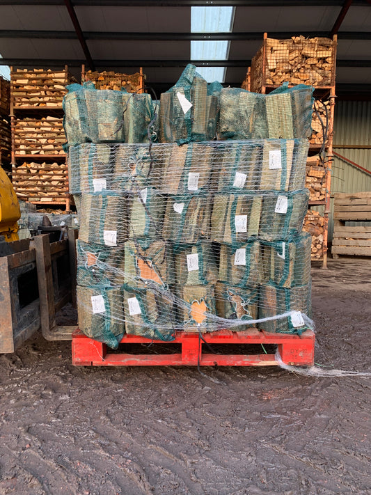 Seasoned hardwood nets
