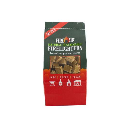 Natural sustainable firelighters