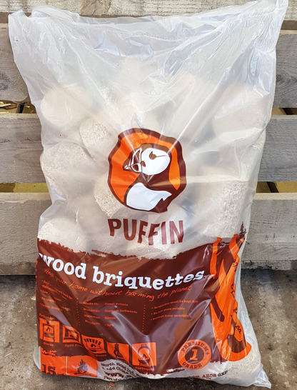 Puffin Wood Briquettes (15kg)